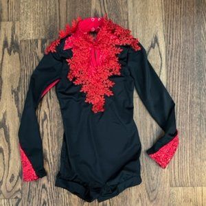 Weissman black and red costume size MC